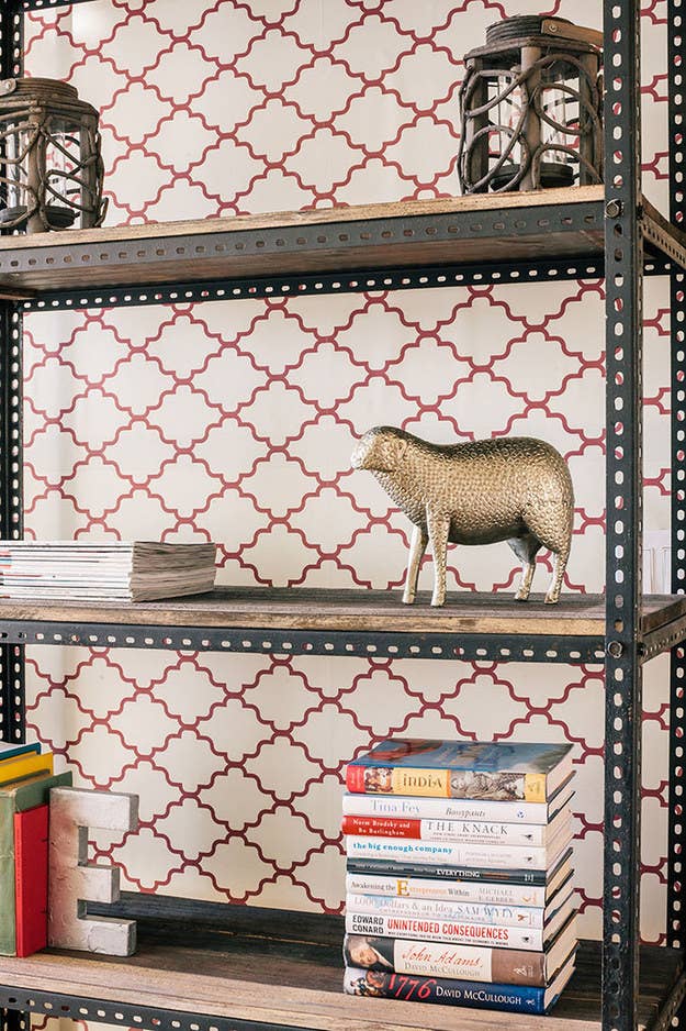 Check out Chasing Paper to find easily removable peel-and-stick wallpaper.