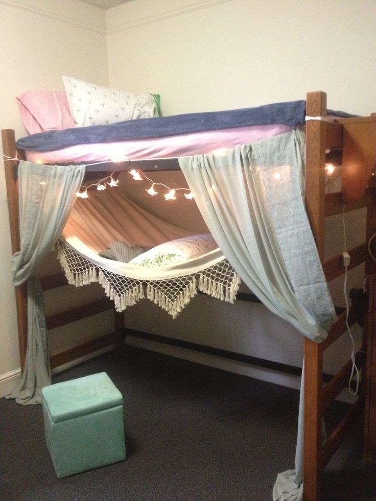 diy canopy bed dorm