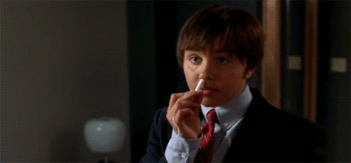 Yes, That's Right - There's A Tampon Up Her Nose.