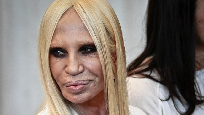 Donatella Versace – Sure, as the head of famous fashion house, Versace, Donatella oversees the production of beautiful clothes and accessories for the living, but based on her look these days, she might want to consider a new line for the undead as well.