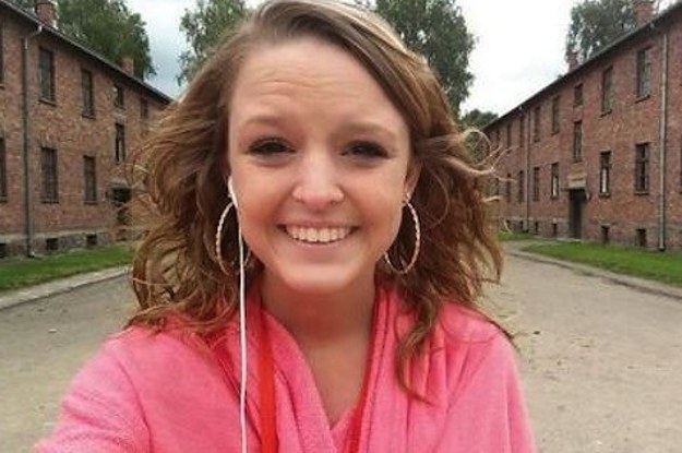 auschwitz selfie girl free pics and video