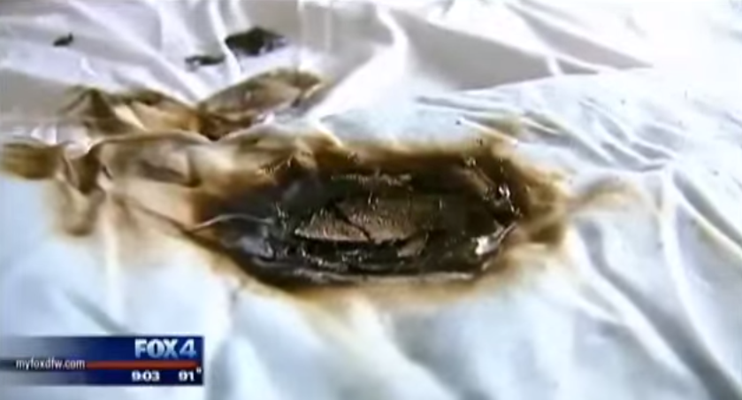 Teens Samsung Galaxy Bursts Into Flames After Slipping Under Her Pillow