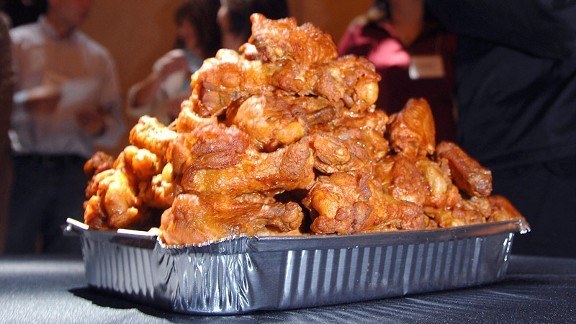 Compared to the 1 billion eaten during last year's Super Bowl.