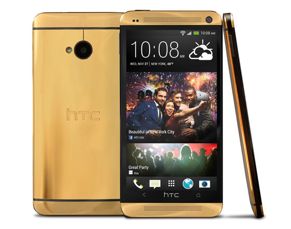 It was in 2013, and the gold plated handset was valued at over $2,500