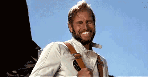 Planet of the Apes is about a planet full of apes. Charlton Heston calls them "Damn, dirty apes" because they're probably not good at cleaning. However, they don't appreciate Mr. Heston's rude criticism and punish him by blowing up the Statue of Liberty. (Submitted by Laura Stuart, Facebook)
