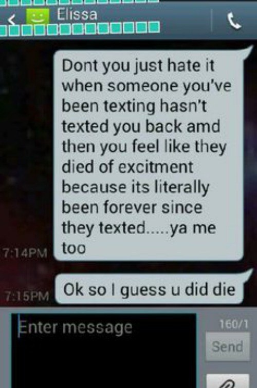 Dont text back why people How to