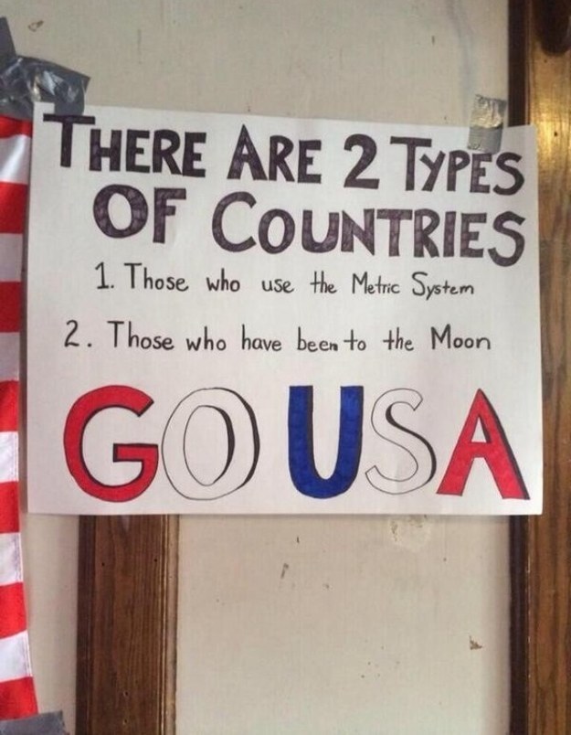 America's the greatest country in the world? How can anyone say