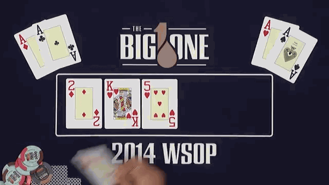 This means that Cary would only need one more heart to win the hand with a flush.