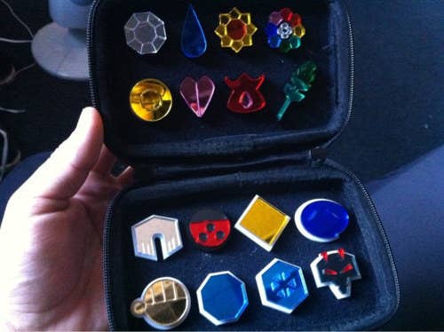 These badges were every kid's dream to own. Buy them here and here. You can also buy badges from Generation 3, Generation 4, and Generation 5.