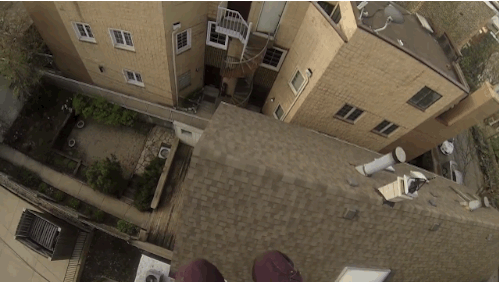 This Gopro Footage Of A Guy Jumping Off A Building Is