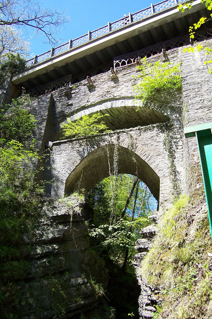 Meaning: "the bridge on the monk"Location: Devil's Bridge, CeredigionFun fact:The bridge for which the village is named is actually three bridges, each built on top of the other. The oldest was built circa the 12th century.
