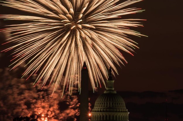 Fireworks in Washington, D.C., on July 4, 2014.
