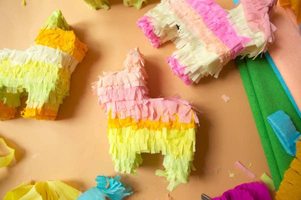 All you need is some crepe paper, scissors and glue! Learn how here.