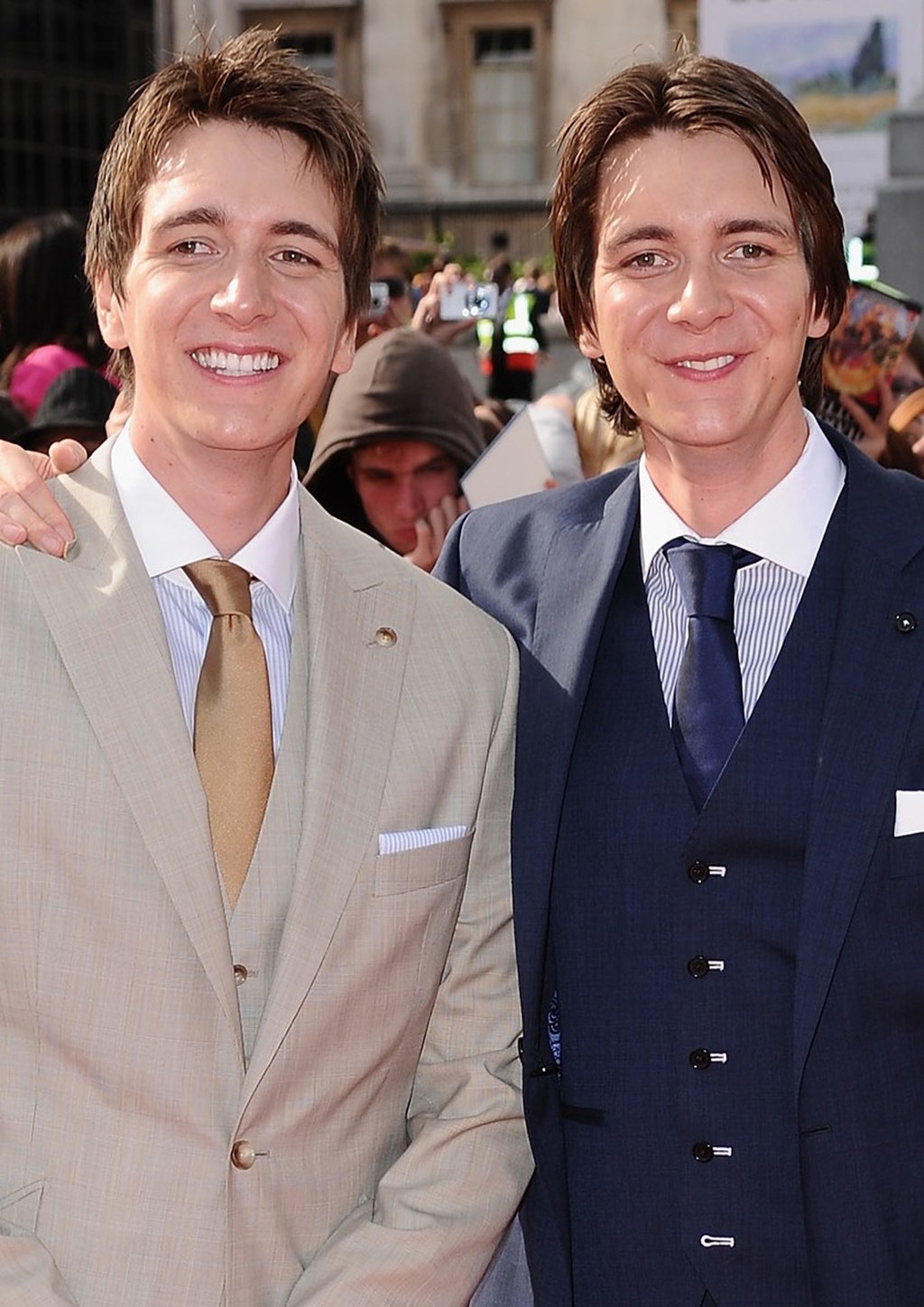 <b>James</b> and <b>Oliver</b> <b>Phelps</b> (Fred and George Weasley) .