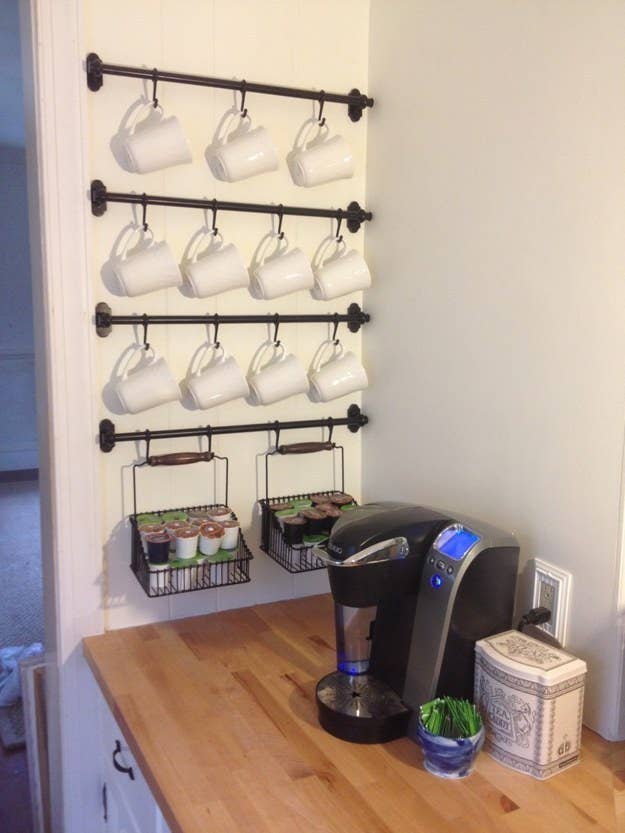 This blogger used Ikea Fintorp rails.