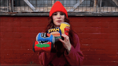 What started as a Kickstarter and rundown shop is now a space brimming with 4,000 hand-sewn felt versions of groceries and other items — sewn by Sparrow and her assistant — and will be on display for the month of August.