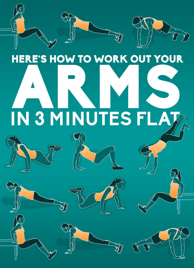 Here's How To Work Out Your Arms In Three Minutes Flat
