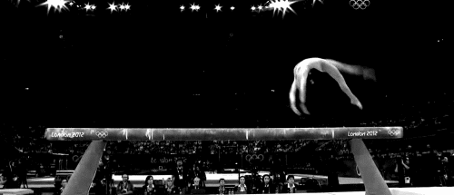 This is the gym, not the Olympics.