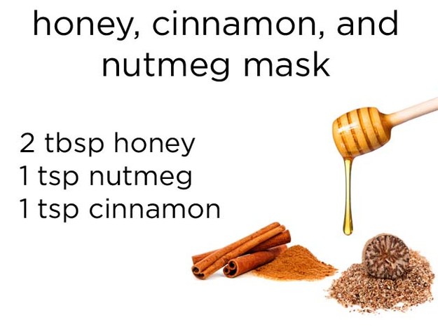 Honey, Cinnamon, and Nutmeg Mask