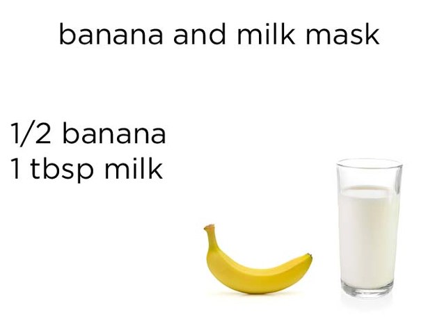 Banana and Milk Mask