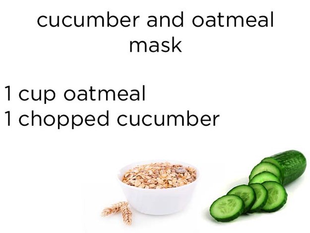 Cucumber and Oatmeal Mask