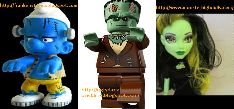 From a Bart Simpson-resembling Smurf to a sassy Monster High doll, Frankenstein has inspired tons of themed children's toys. So... Lego of your inhibitions and get some Frankenswag.
