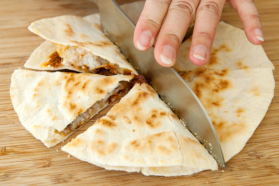 Carne Adobada Quesadilla. Recipe here.