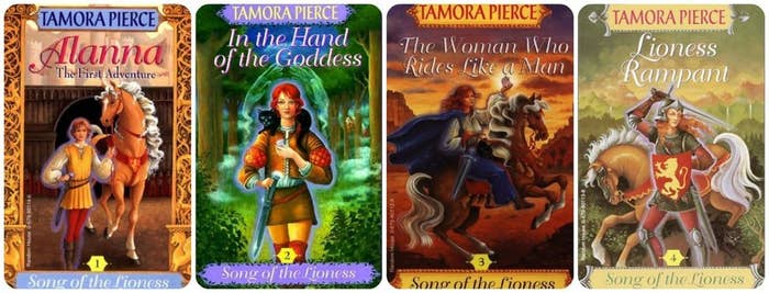 "I believe in deeds, not words." — AlannaAbout a girl who pretends to be a boy in order to become the first female knight in her kingdom — and kicks ass at it along the way.