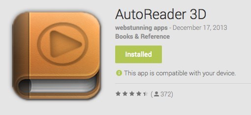 This app is the closest speed reading app available on Google Playstore. It is very similar to Velocireader but android based. Many of the apps on the playstore are trying to take advantage of the new spritz technology but they are too buggy to use.