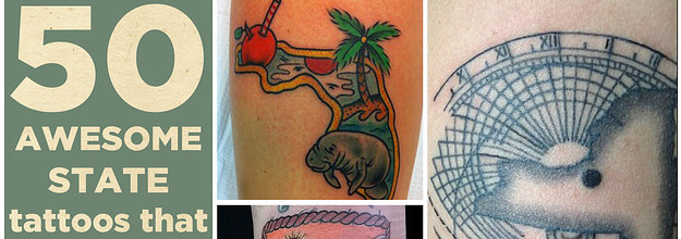 45 Cool Hometown Pride Tattoos of Cities or States