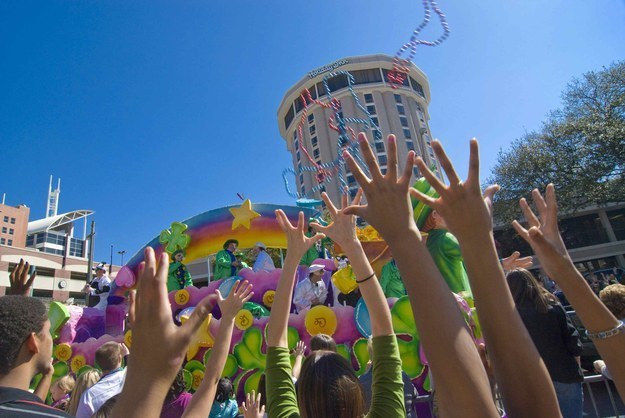 15 years before New Orleans was even founded, the city of Mobile hosted the first Mardi Gras celebration in the United States — and it's still a must-see annual event. Over one million partygoers filled downtown Mobile for the Carnival in 2009.