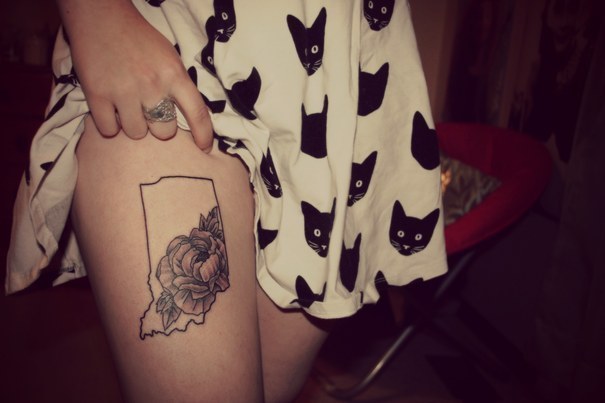52 State Outline Tattoos And Other Hometown Ink-Spiration For