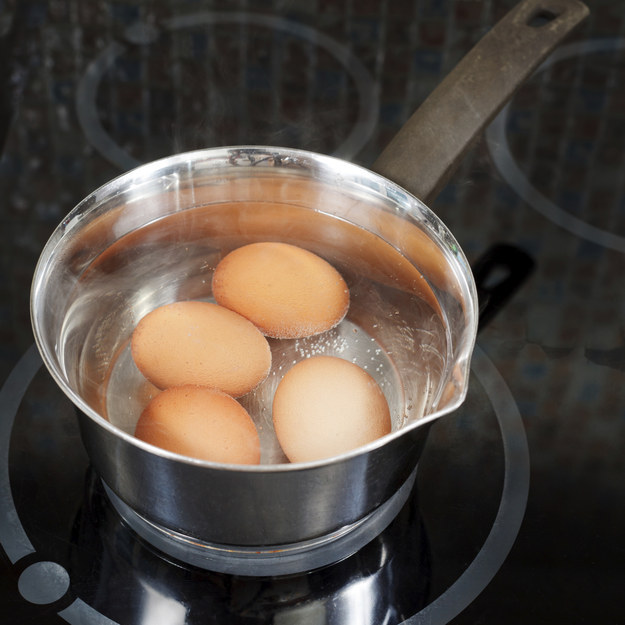 Hard-boil a bunch of eggs at the beginning of the week.