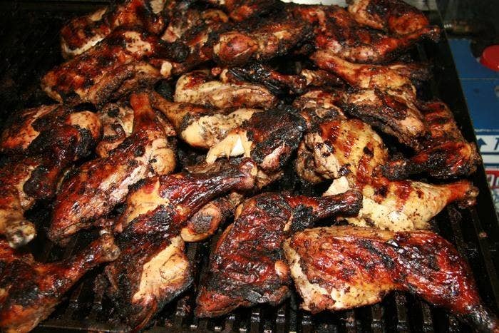Mmmm...some nice jerk chicken.