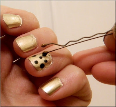 For DIY dots, just use a bobby pin.