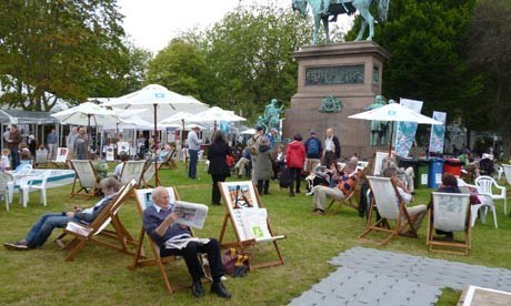 Every August, the Edinburgh International Book Festival hosts 800 authors in the world heritage site of Charlotte Square Gardens for 700 book-related events: workshops, panels, signings, talks and more. Previous guests include Neil Gaimain, J.K. Rowling, Salman Rushdie, and Zadie Smith. It's basically an amusement park for bibliophiles.