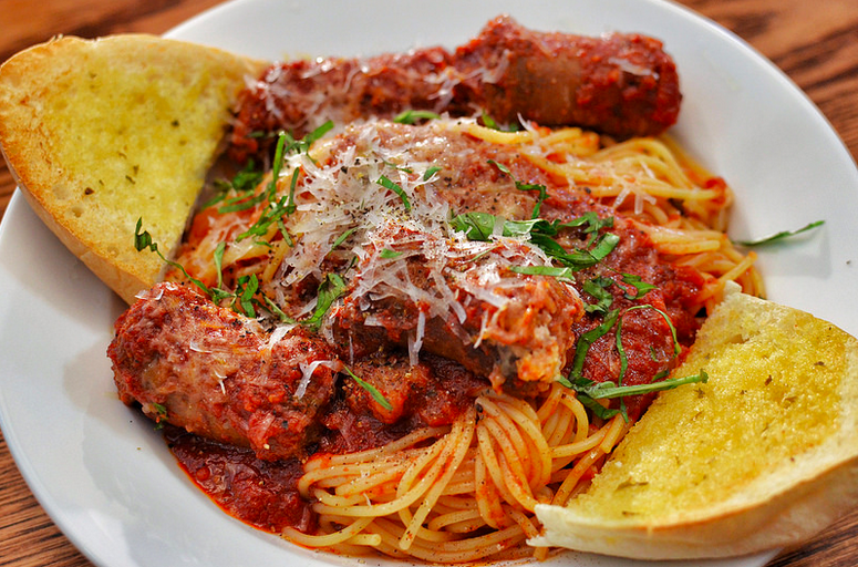 You thought spaghetti was comforting enough... well, it just got a whole lot more comforting with dark chocolate.