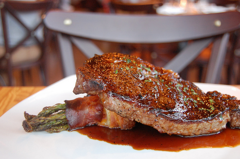 Make a juicy steak even jucier with chocolate!