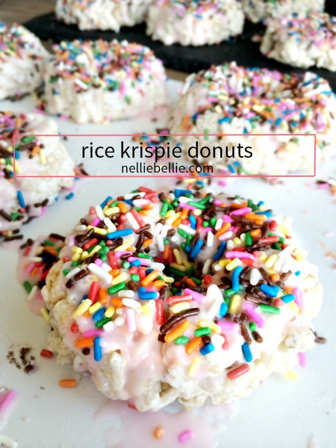Maybe these shouldn't count, because they're actually Rice Krispies. But the fact that NellieBellie thought to use the adorableness of donuts to their advantage makes them too awesome.