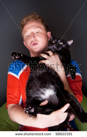 ...I don't even know what to say about "Portrait of young man watching tv translation of football game with his favorite team"