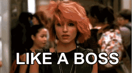"Sure, just go ahead and put chemicals in my scalp, it can totally turn out green but oh well." Fearless.