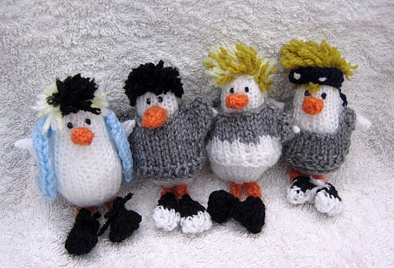 Ever wondered what Michael, Calum, Luke, and Ashton would look like as miniature stuffed geese? Of course you have! These honk characters—which the artist says were designed based on their "She Looks So Perfect" single cover art—are adorable and entirely necessary.$42.55 for the set. Buy it here.