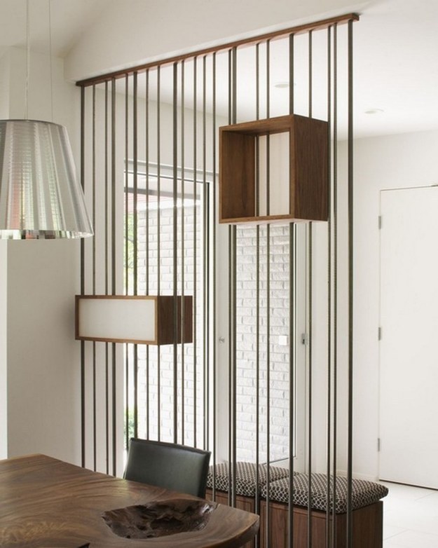 Use room dividers in place of walls.