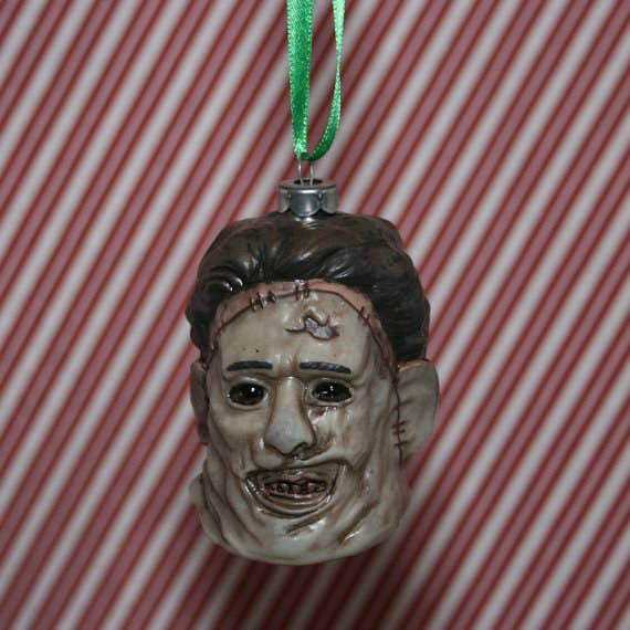 Nothing says 'tis the season like a head on your Christmas tree. Get it here.