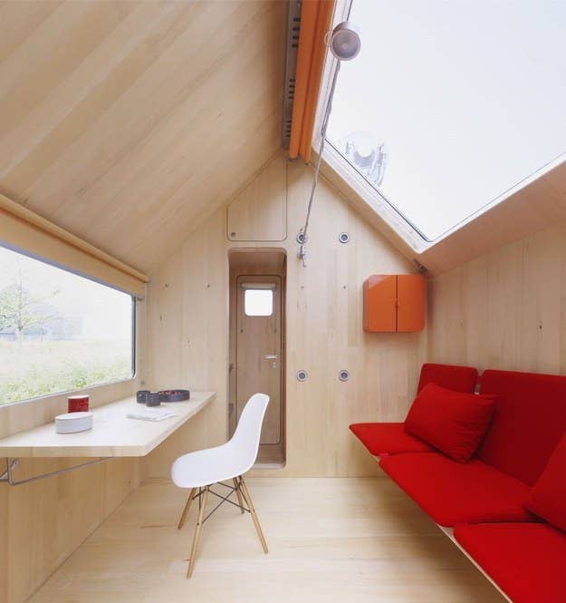 The diogene prototype micro-house takes skylights to new heights.
