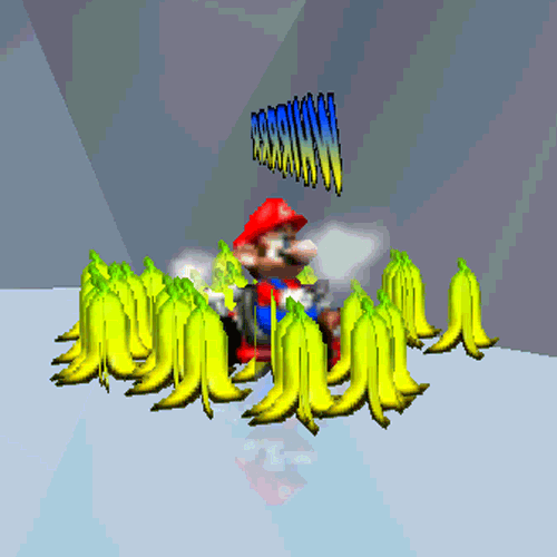 Wonderful, even more bananas to slip on. These are good if your opponents actually run over them. If not, then you have to remember to avoid them.