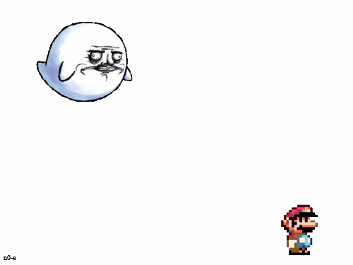 Yes, Boo was originally an item before the Nintendo Gods let him be a racer. He makes you transparent, but only for a short time. Sounds cool, right? WRONG. The item allows bananas and shells to pass right through you, but you're usually never near any while using it. How convenient.