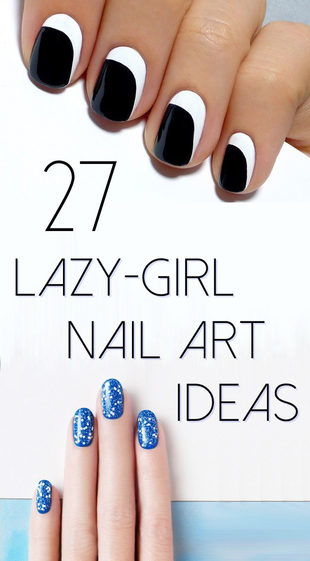 DIY Nail Art Designs That Are Super Easy To Do At Home  FashionGlint