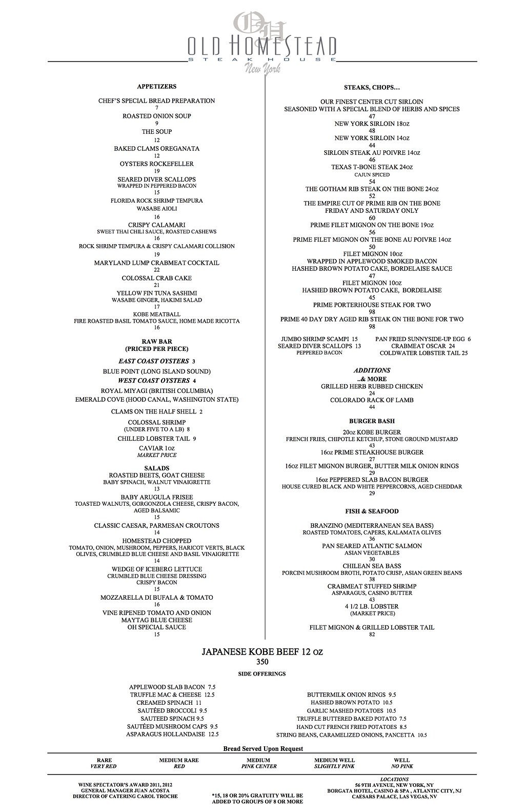 What NYC Restaurant Menus Looked Like 100 Years Ago Vs. Today