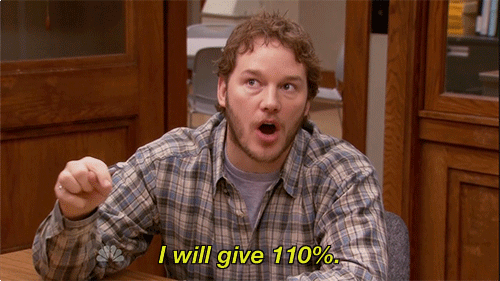 Most people have commitment issues. Andy Dwyer is not one of those people.